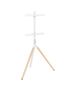Champion TV gulvstand CHTF901- op til 65" - Træ/hvid