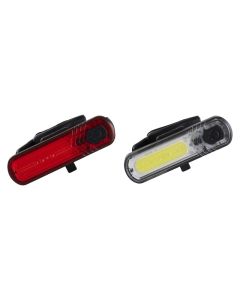 Opladelig LED cykellygtesæt med USB