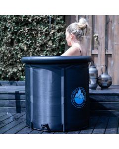 Isbad oppusteligt og foldbart - 330 liter