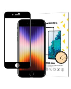 Wozinsky Tempered Glass skærmbeskyttelse - iPhone 7 / iPhone 8 / iPhone SE (2020/2022) - Sort