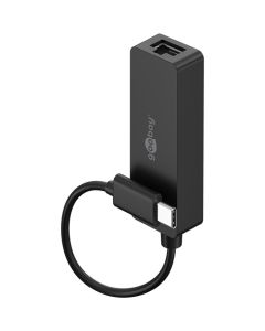 Goobay USB-C til RJ-45 Netværks Adapter - Sort
