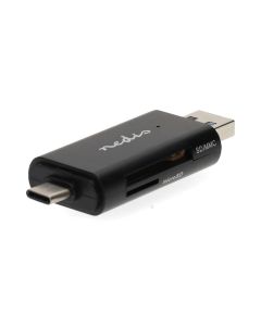 USB-C/USB-A 3.2 dobbelt kortlæser (SD/SDHC/SDXC)