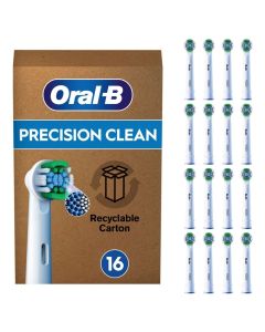 Oral-B Precision Clean Tandbørstehoveder 16 stk. - hvid