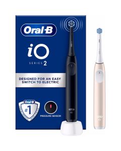 Oral-b iO Series 2 DUO El-tandbørste - Sort/Pink