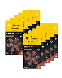 Intenso Str. 312 (A312) høreapparatbatterier- 60 stk.