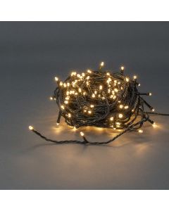 Nedis 180 LED lyskæde m/ timer og i varm hvid - 13,5 m