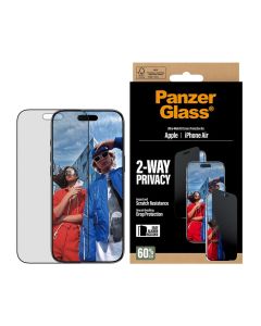 PanzerGlass® Privacy Skærmbeskyttelse Apple iPhone Air | Ultra-Wide Fit