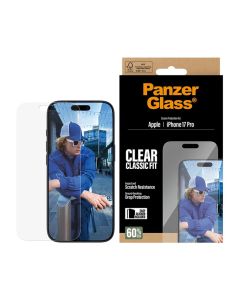 PanzerGlass® Skærmbeskyttelse Apple iPhone 17 Pro | Classic Fit