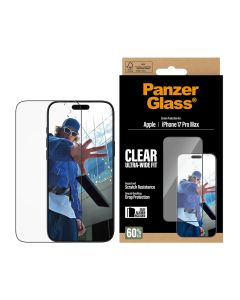 PanzerGlass® Skærmbeskyttelse Apple iPhone 17 Pro Max | Ultra-Wide Fit