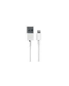 USB-A 2.0 til Lightning lade- og datakabel 3m, hvid