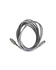 USB-C 2.0 til USB-C 2.0 lade- og datakabel, hvid, 2m