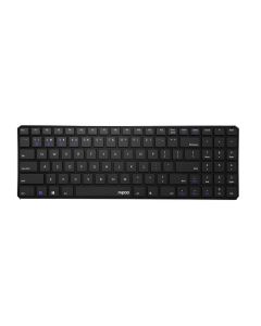 Rapoo E9100M multi-mode trådløst tastatur -  Sort