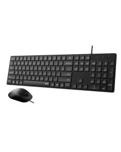 Rapoo NX8020 kablet mus- og tastatursæt - Sort
