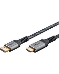 Goobay DisplayPort til HDMI kabel, 8K/60Hz - 1m