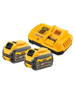 DeWalt DCB118T2-QW sæt med 2x 18-54V 6.0 Ah batterier og lader