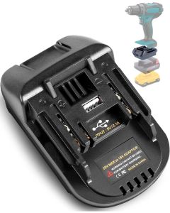 Batteriadapter - DeWalt/Milwaukee 18V/20V til Makita 18V lithium elværktøj