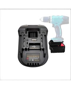 Batteriadapter - Black&Decker/Stanley 20V til Makita 18V lithium elværktøj
