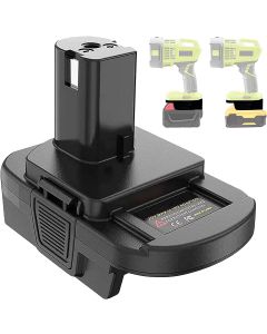 Batteriadapter - DeWalt/Milwaukee 18V/20V til Ryobi 18V lithium/Ni-MH elværktøj