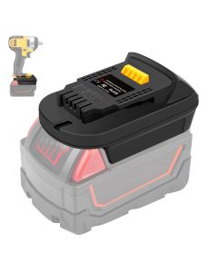Batteriadapter - Milwaukee 18V til DeWalt 18V lithium elværktøj