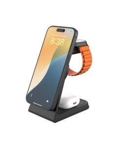 FIXED 3-i-1 MagSafe Alu oplader - Sort