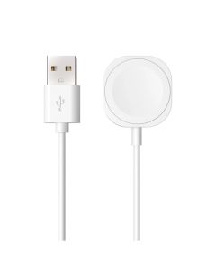 FIXED ladekabel USB-A til Apple Watch - Hvid