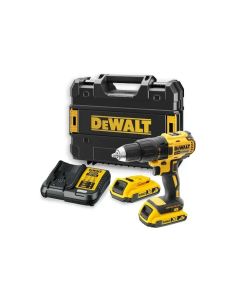 DeWalt DCD777D2T-QW skruemaskine med 2x 2,0Ah batterier og lader