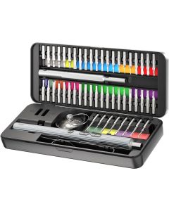 Goobay elektrisk præcisionskruetrækkersæt med 50 forskellige bits