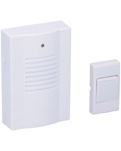 Trådløs dørklokke m. 16 ringetoner