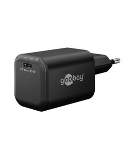 Goobay USB-C PD GaN hurtigoplader Nano 65W - Sort