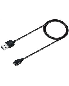 Ladekabel USB-A til Garmin smartwatch - Sort