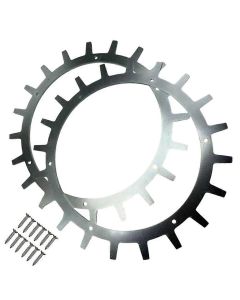 Metal terrænhjul til Ecovacs Goat robotplæneklipper - 2 stk.