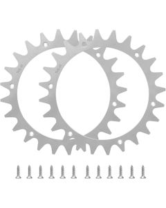 Metal terrænhjul til Yardforce SA500/SA600 m.fl. robotplæneklipper - 2 stk.