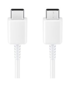 Samsung EP-DA705 USB-C 2.0 til USB-C lade- og datakabel, hvid, 1m
