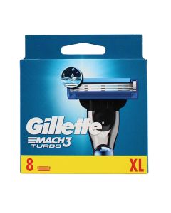 Gillette Mach3 Turbo Barberblad - 8 stk