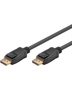 Goobay DisplayPort 1.4 kabel, 32,4 Gbit/s - 1m