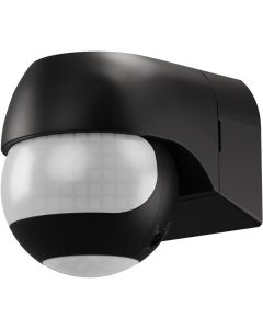 Bevægelsessensor AP-3 udendørs IP44 – drej/vip, 2-linse, sort