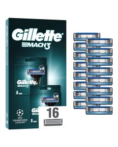 Gillette Mach3 barberblade - 16 stk.