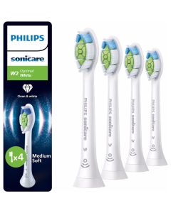 Philips Sonicare HX6064/87 tandbørstehoveder, 4 stk. - Hvid 