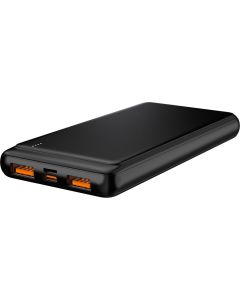 Denver powerbank 10.000 mAh PD22.5W (USB-A/USB-C) - Sort