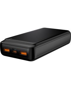 Denver powerbank 20.000 mAh PD22.5W (USB-A/USB-C) - Sort