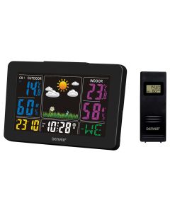 Denver WS-540B vejrstation m/ radiokontrolleret ur