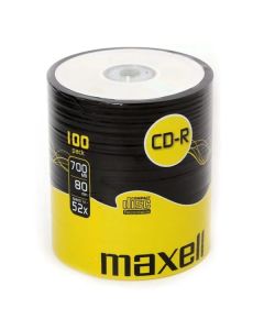 Maxell CD-R 700MB/80 Min. 52x Speed - 100 stk.