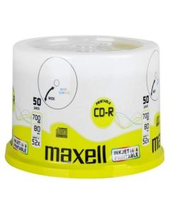 Maxell CD-R 700MB/80 Min. 52x Speed, printbar - 50 stk.