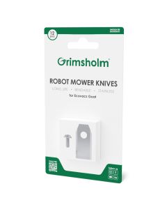 12 knive til ECOVACS GOAT - rustfri stål inkl. skruer