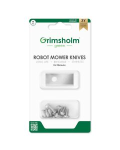 9 knive til Mowox - rustfri stål inkl. skruer