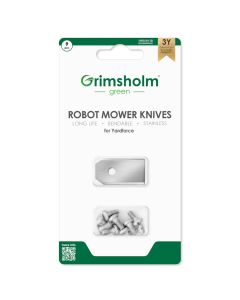 9 knive til Yardforce - rustfri stål inkl. skruer