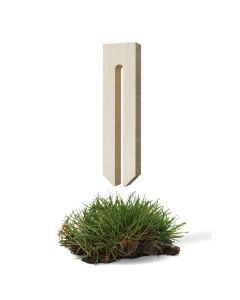 Pløkker til afgrænsningskabel, træ, 100% nedbrydelige - 100 stk.