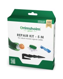 Komplet reparationssæt til afgrænsningskabel - 5m. 