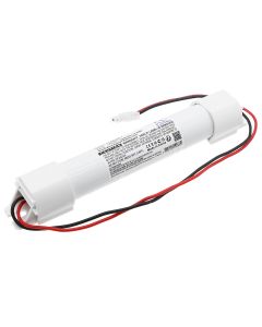 Batteri til nødbelysning 3,6V 4500mAh Ni-MH