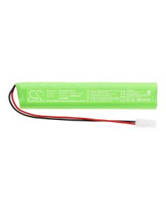 Batteri til nødbelysning PowerSonic 7,2V 2000mAh Ni-MH